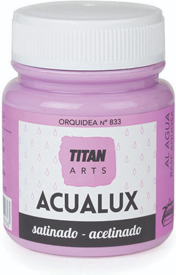 Water Satin Painting & Crafts Aqualux Titan Arts Satinado 75ml Orchid No833