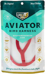 Aviator Red Flight Leash Parrot Xs