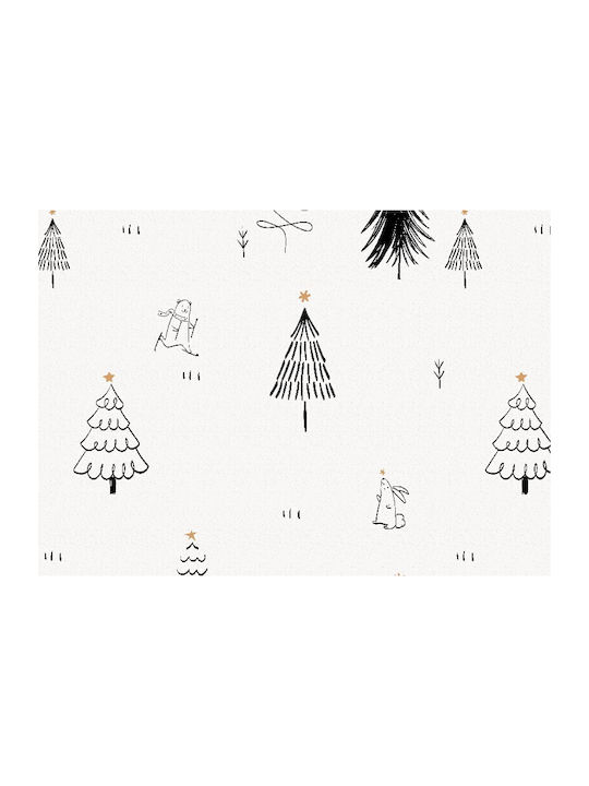 Set Weihnachtliche Platzsets Weiß Einweg L42xB30xH42xD30cm. 12Stück