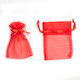 Organza Pouch With 10cm X 7.5cm Ribbon Set 10pc...