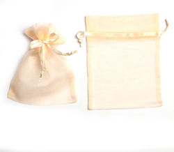 Organza Pouch Ribbon 17cm X 12cm Set 10pcs Pouo...