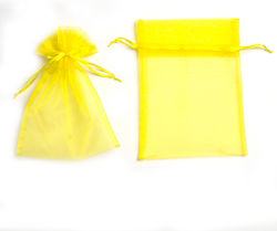 Organza Pouch With Strap 17cm X 12cm Set Of 10 ...