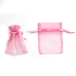 Săculeț Din Organza Cu Panglică 10cm X 7.5cm Se...