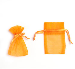 Organza Pouch With Ribbon 7.5x5 Cm Set Of 10 Po...