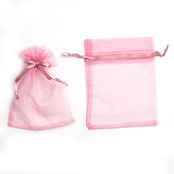 Organza Pouch Strap 17cm X 12cm Set 10pcs Pouox...