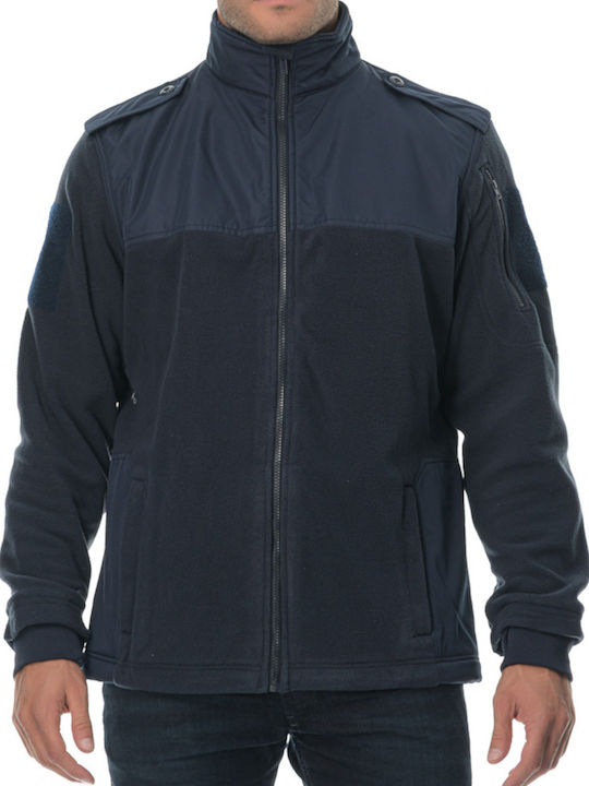 GreekForces Ζακέτα Fleece Μαύρο