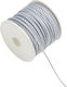 Kyriacou Matt Colored Laces 2mmx40m White-Gray Kobxxxxx-xx2x40-0104xx
