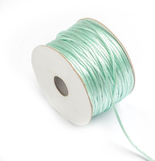Schnürsenkel Satin Mäuse Schwanz 2mm 50m Mstxxxxx-xx2x50 Türkis