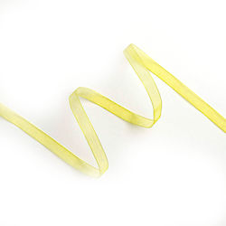 Organza Schleifenband Weich Dünn Kante 7mm 50m ...