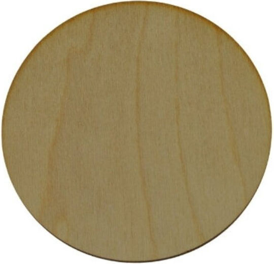 Holzhandwerksdekoration Kreis 11cm Set/3 Natürliche Kiefernholz