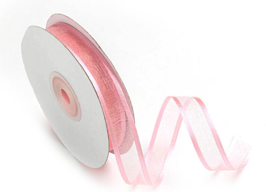 Organza Satin Ribbon Ougya 25mm 25m Jngxxxxx-x25x25 Pink