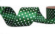 Satin Double Face Polka Dot Ribbon 38mm 50m Cypress