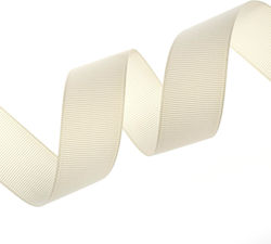 Gro Ribbon 25mm 50m Ivory