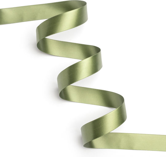 Bandă Satin Reversibilă Ougia 25mm 50m Sap5xxxx-x25x50 Verde Măsliniu