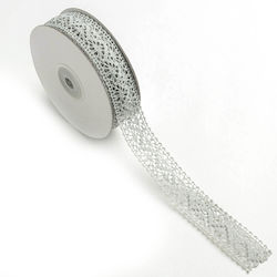 Lace Ribbon Knitted 22mm 10m Lacxxxxx-x22x10 Gray