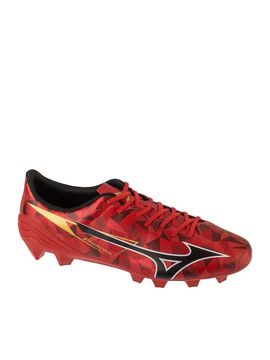 Mizuno Alpha Ii Pantofi de Fotbal cu crampoane Roșii