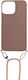 Eko Case Iphone 13 Nylon Cord Resin Chain Brown