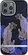 Richmond & Finch Case Iphone 13 Pro Max Cheetahs Antibacterial Coating Dark Blue