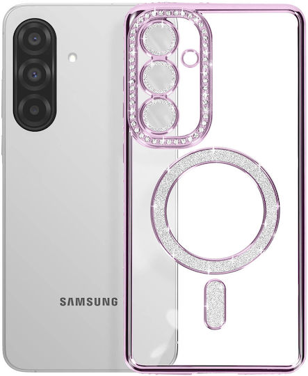 Avizar Diamond Case Samsung Galaxy A36 Magsafe Outline Strass Purple