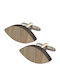 Epic 21 Bamboo Oval Cufflink