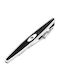 Black Rounded Diamond Eye Tie Bar