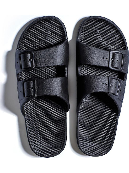 Freedom Moses Black Slides Black
