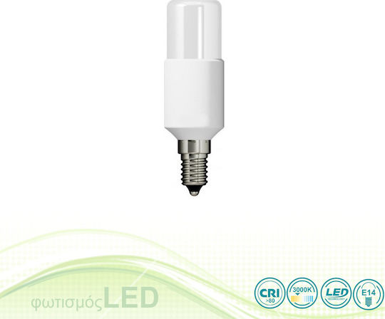 SoleLuce Bec LED 8W pentru Soclu E14 și Formă T37 Alb cald