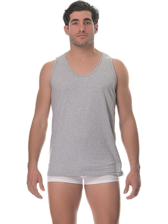 Ανδρικη Αμανικη Φανελα Φαρδια Γραμμη Lido Underwear Γκρι 100% Βαμβακι Ανδρικη Αμανικη Φανελα Φαρδια Γραμμη Lido Underwear Γκρι 100% Βαμβακι