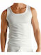 Men's Cotton Sleeveless Undershirt Mtoo 29233 White