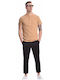 Beige Kurzarm Mao Für Herren