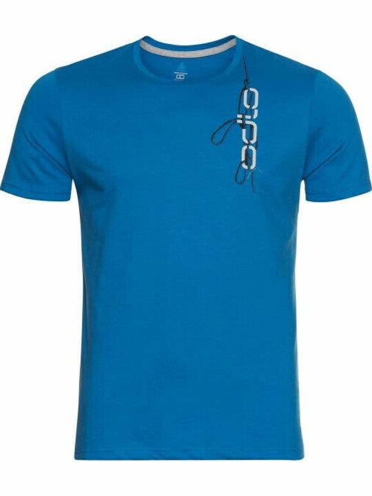 Μπλουζα Odlo Nikko Logo Print Indigo Bunting