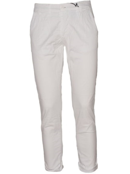 Мъжки Панталон Chino Damaged Premium Us53 Бял