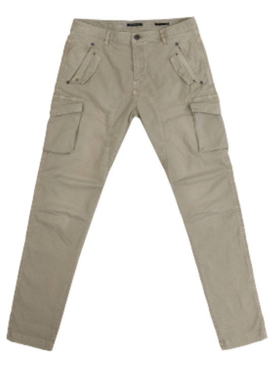 Gianni Lupo Cargo Trousers Ontario-s21-ss21 Ecru Ontario-s21-ss21