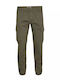 Oxygen Herrenhosen Khaki Cargo Pant mit Elastik 41128-Khaki