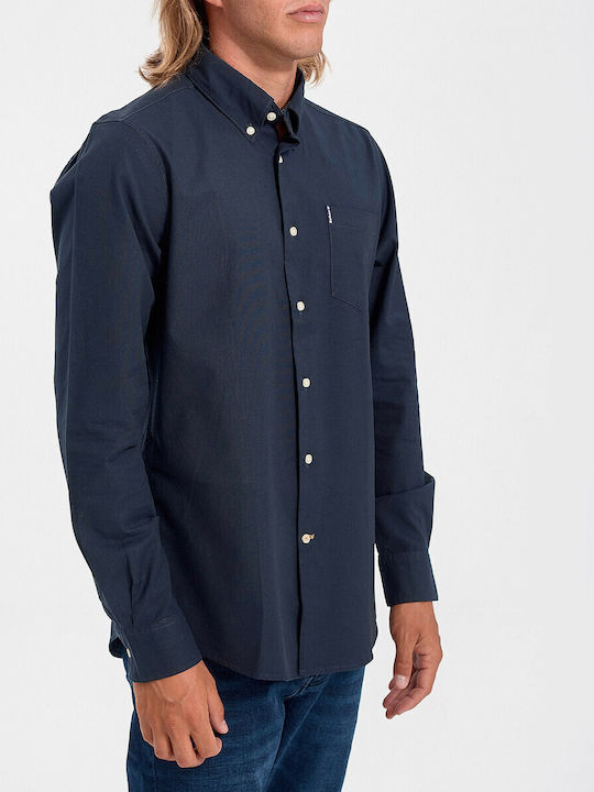 Barbour Shirt Long Sleeve Ferryhill Shirt 3brmsh4795 Blue