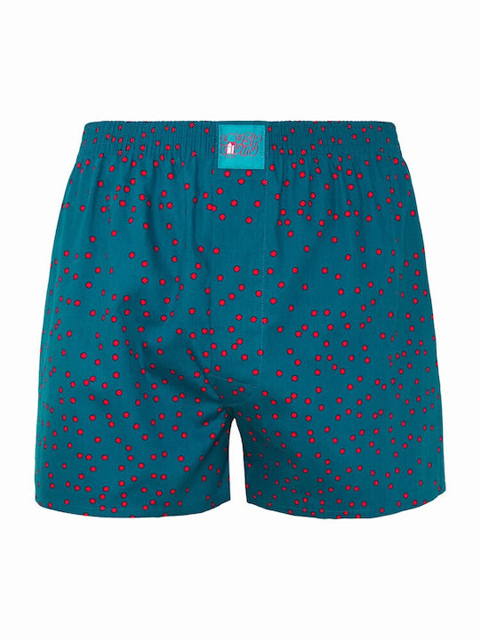 Lousy Livin Boxershorts Dots Teal Lousy Livin Teal Green Luuwdot