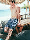 Cayos Swim Printed Navy Men's Swimwear Shorts Cleon 9116 Sea Elements
