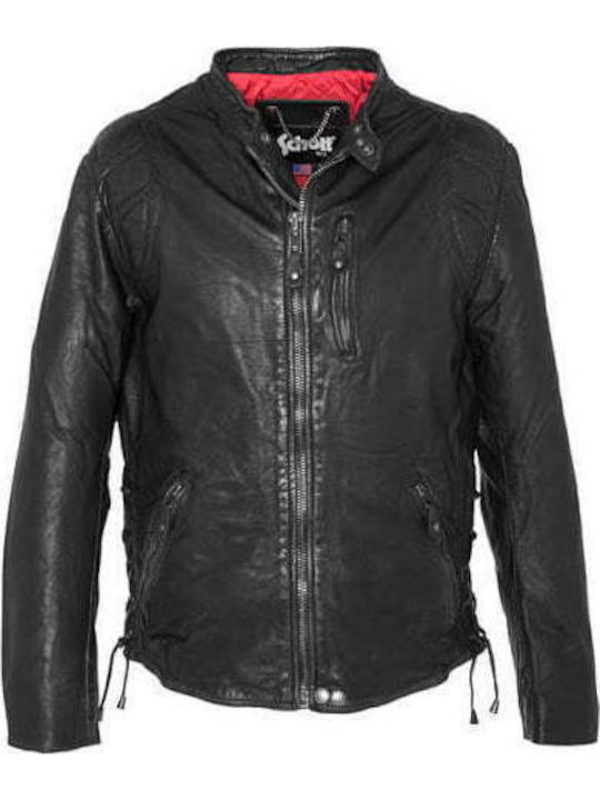 Μπουφαν Δερμάτινο Leather Jacket Lambskin Black Lc5402