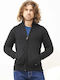 Beltipo Herren Gestrickte Fleecejacke mit Reissverschluss Einfarbig