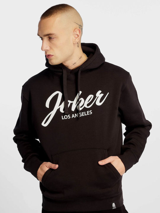 Joker Brand Script Hoodie Black Joker Joker Brand Black Jb2276blk