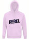 Unisex Hoodie Organic Rebel Creamy Pink