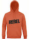 Unisex Hoodie Organic Rebel Sweet Orange