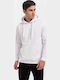 Φούτερ Μπλούζα Κουκούλα Jhk Kangaroo Sweatshirt Λευκό Λευκό