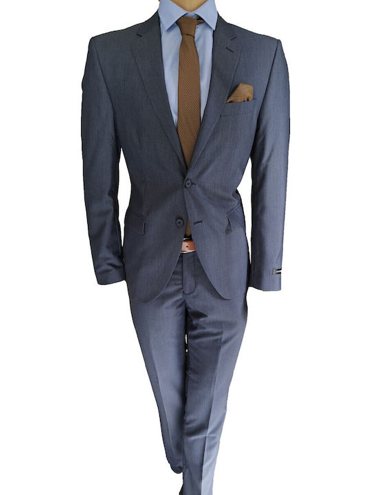 A.miro S6747 Graues Herrenanzug Gray