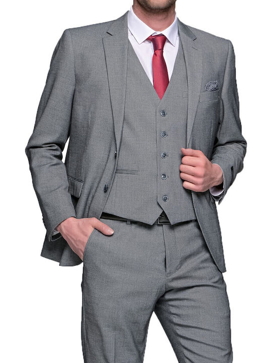 Antonio Mirro S9132-3 Graues Herrenanzug