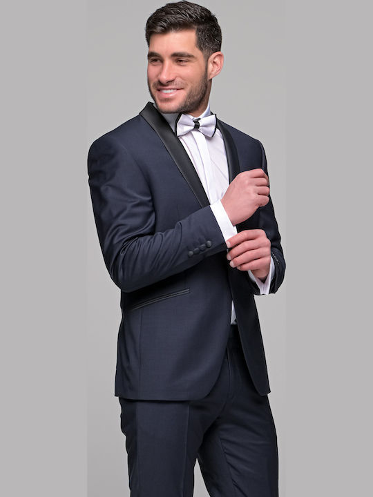 Digel Anzug Tuxedo 118092920 Dunkelblau-Schwarz
