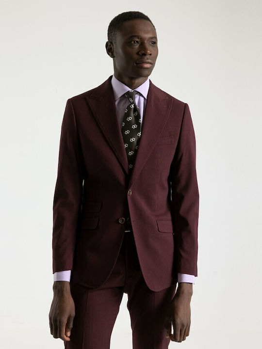 Costum Burgundy Slim Fit Puro Ego