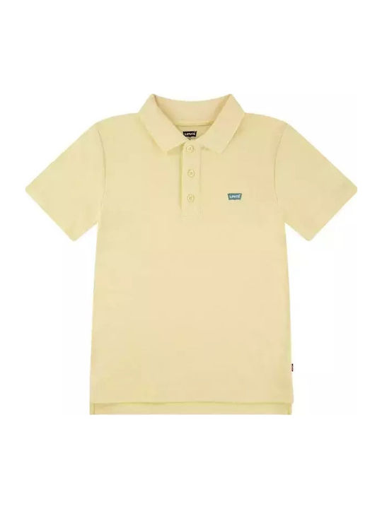 Levi's Παιδικό Polo Κοντομάνικο Κίτρινη