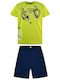 Energiers Kids' Pajamas Summer Navy Blue