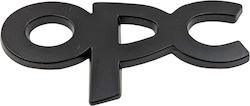 Car Sticker Emblem Logo Opc 83mm X 37mm Black 1 Piece Zemb-opel-02